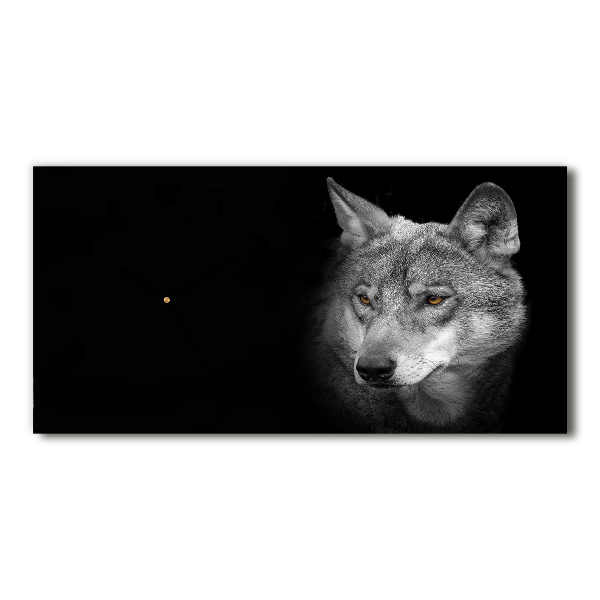 Glasuhr Wolf