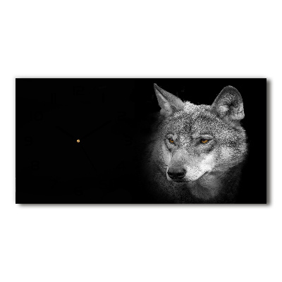 Glasuhr Wolf