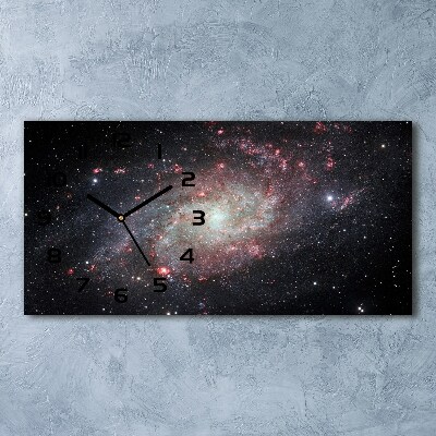 Moderne wanduhr Nebel