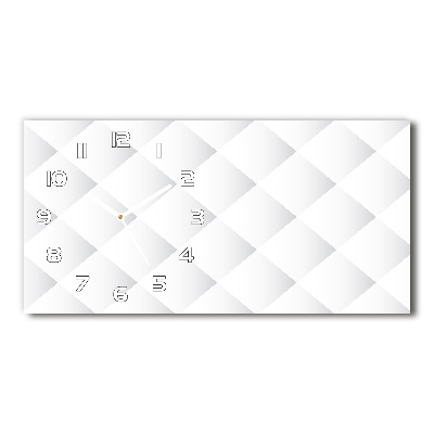 Moderne wanduhr Quadratischer Hintergrund