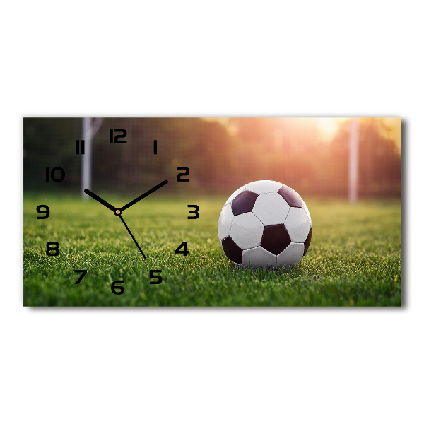 Horizontale Uhr Fußball