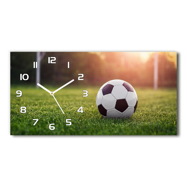 Horizontale Uhr Fußball