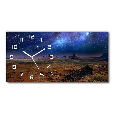 Moderne wanduhr Sternennacht