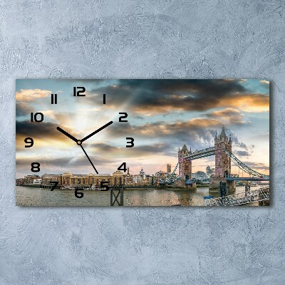 Horizontale Uhr Tower Bridge London