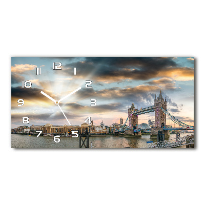 Horizontale Uhr Tower Bridge London