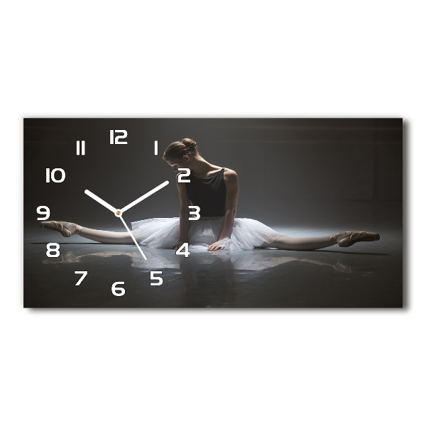 Moderne wanduhr Ballerina