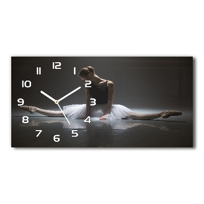Moderne wanduhr Ballerina