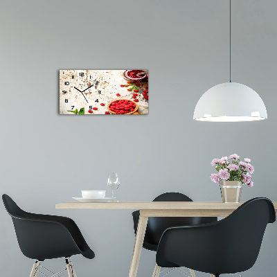 Glasuhr Himbeermarmelade