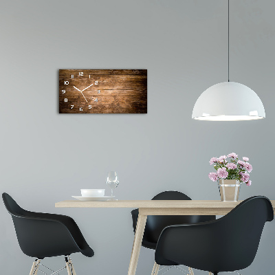 Moderne wanduhr Holzhintergrund