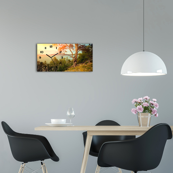 Moderne wanduhr Skandinavischer See