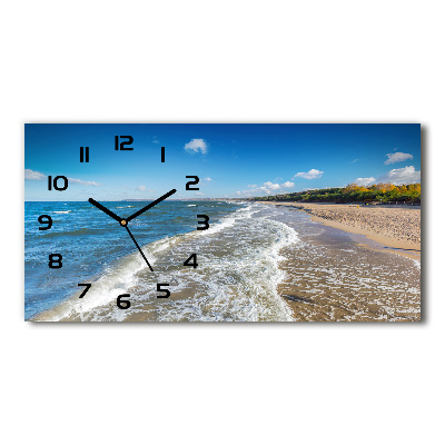 Moderne wanduhr Ostsee