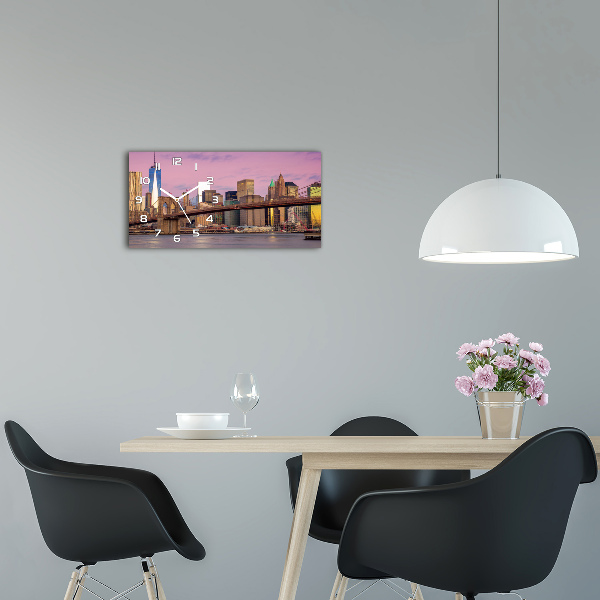 Horizontale Uhr Manhattan, New York