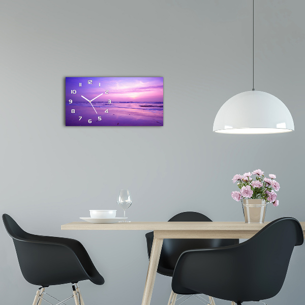 Glasuhr Sonnenuntergang, Sonne, Meer