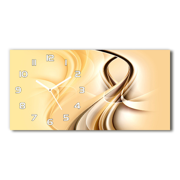 Horizontale Uhr Abstrakte Wellen