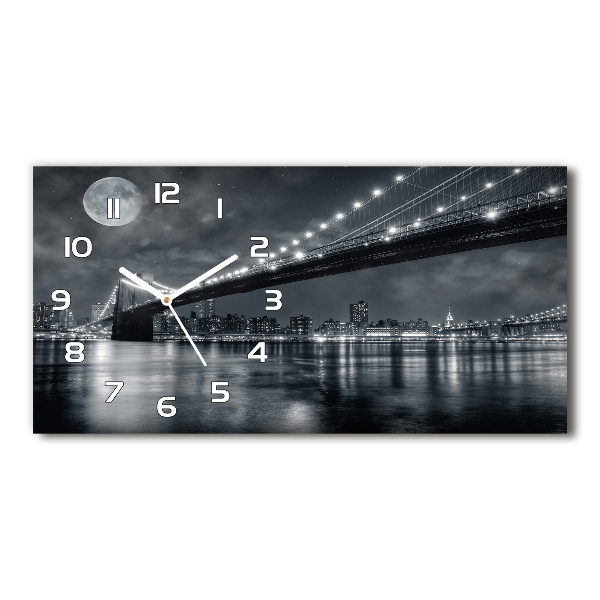 Horizontale Uhr Brooklyn Bridge