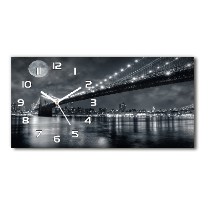 Horizontale Uhr Brooklyn Bridge