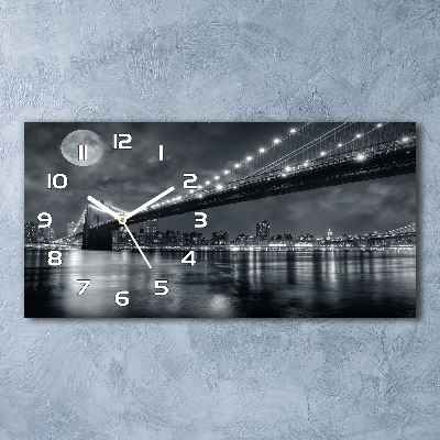 Horizontale Uhr Brooklyn Bridge