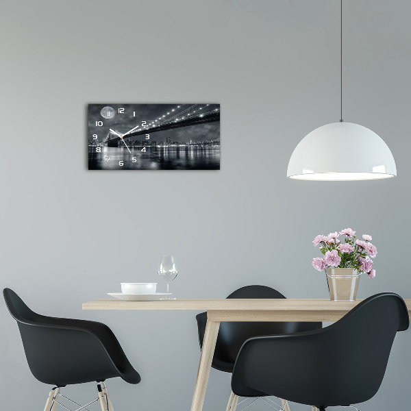 Horizontale Uhr Brooklyn Bridge