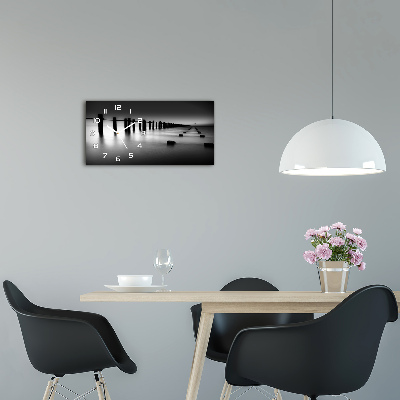 Horizontale Uhr Themse-Wellenbrecher