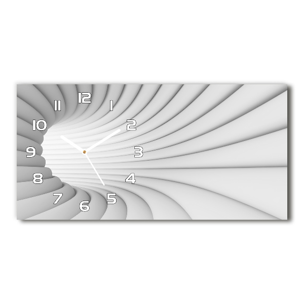 Glasuhr Abstrakter Tunnel