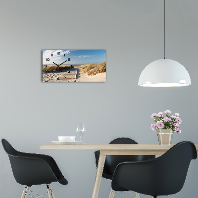Moderne wanduhr Strandweg