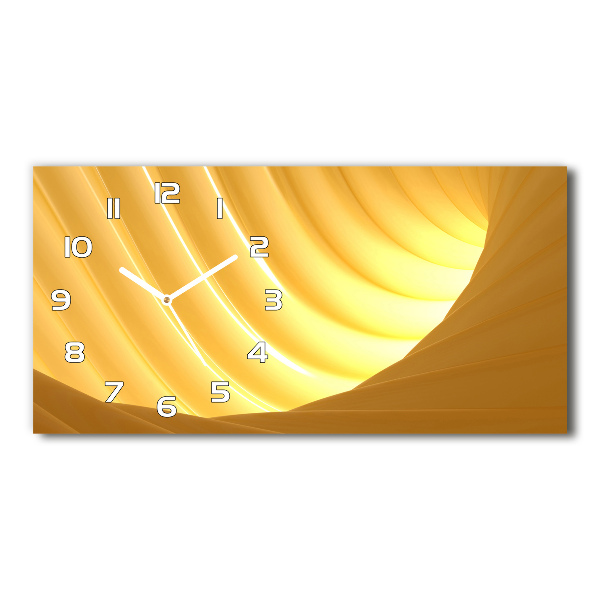 Horizontale Uhr Abstrakter Wirbel
