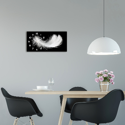 Moderne wanduhr Feder