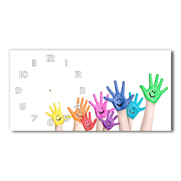 Glasuhr Bemalte Hände