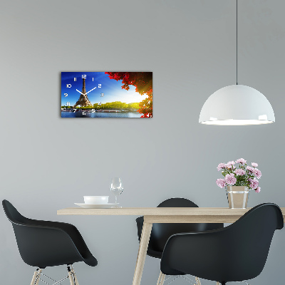 Horizontale Uhr Eiffelturm Paris