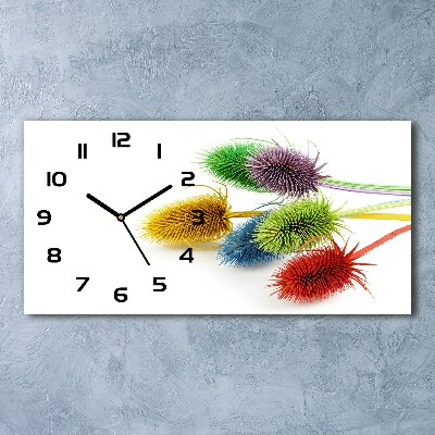 Horizontale Uhr Distel