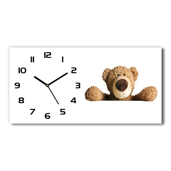 Horizontale Uhr Teddybär