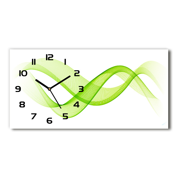 Glasuhr Bunte Wellen