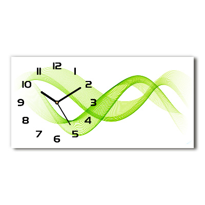 Glasuhr Bunte Wellen