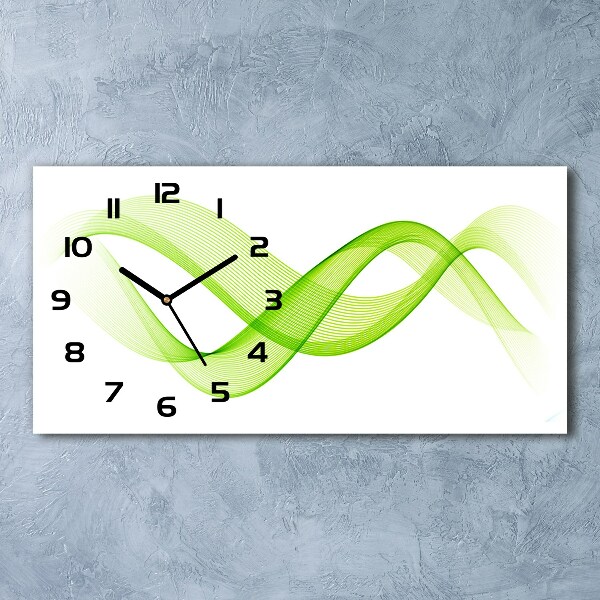 Glasuhr Bunte Wellen