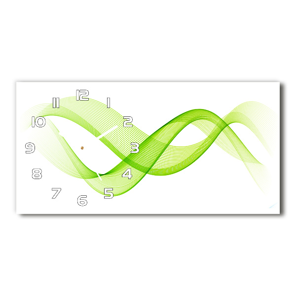 Glasuhr Bunte Wellen