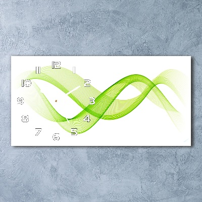 Glasuhr Bunte Wellen