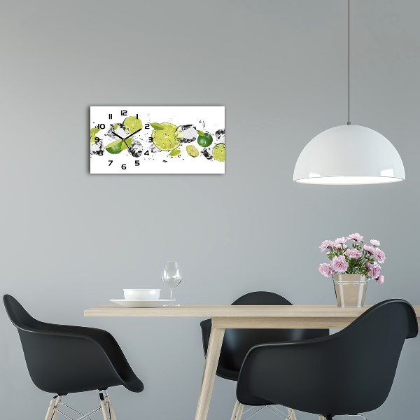 Glasuhr Kalk und Wasser