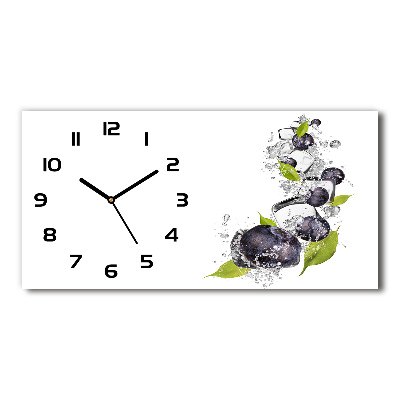 Moderne wanduhr Beeren mit Eis
