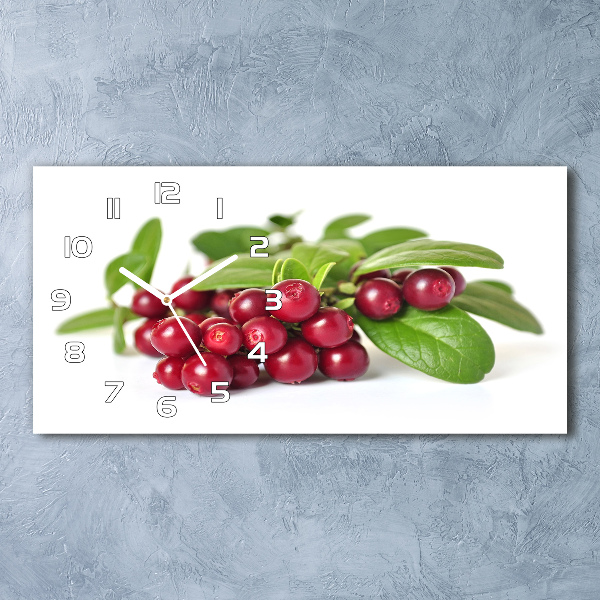 Horizontale Uhr Preiselbeere