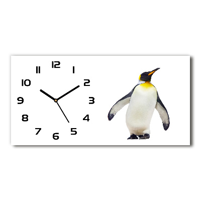Moderne wanduhr Pinguin