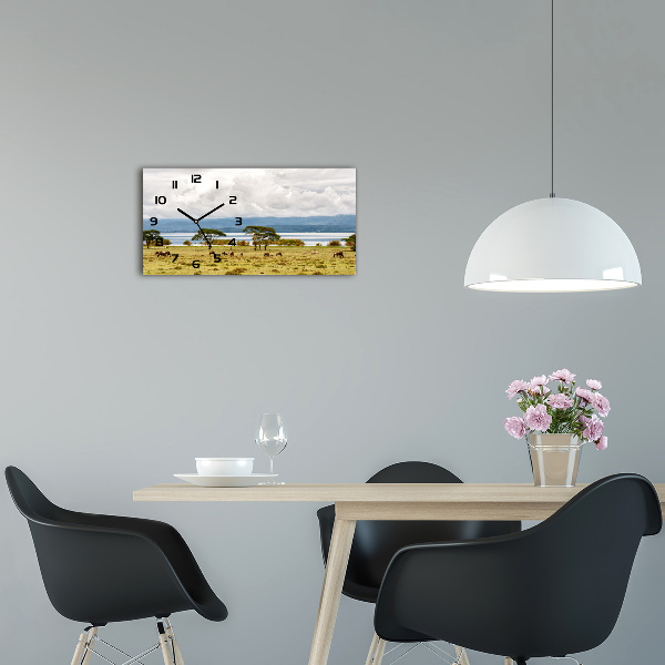 Moderne wanduhr Naivasha-See