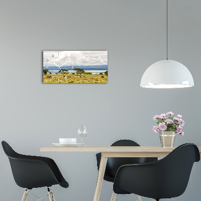 Moderne wanduhr Naivasha-See