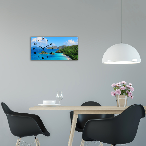 Horizontale Uhr Jungferninseln