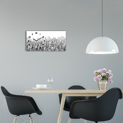 Glasuhr Wolkenkratzer