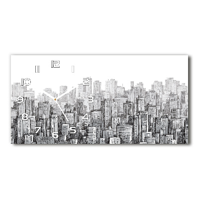 Glasuhr Wolkenkratzer