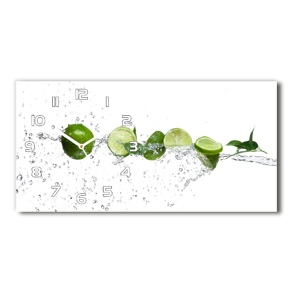 Glasuhr Kalk und Wasser