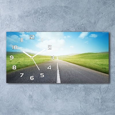 Glasuhr Der Weg durch die Wiese