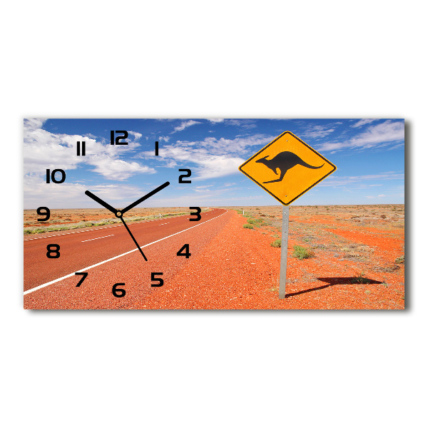 Horizontale Uhr Straße in Australien