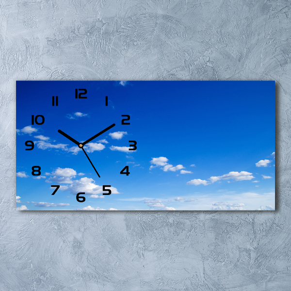 Moderne wanduhr Wolken am Himmel