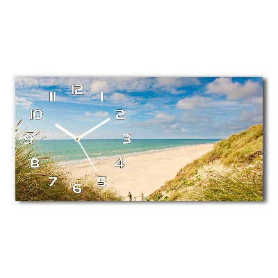 Moderne wanduhr Küstendünen